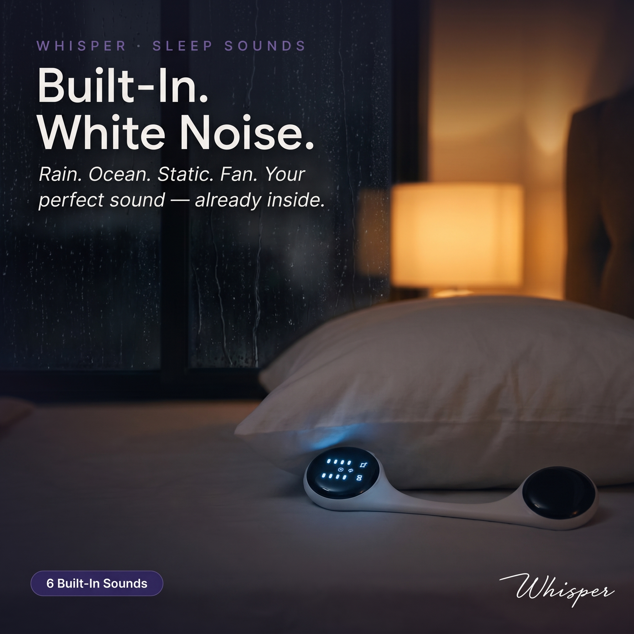Whisper | PILLOW SPEAKER FOR PRIVACY & COMFORT