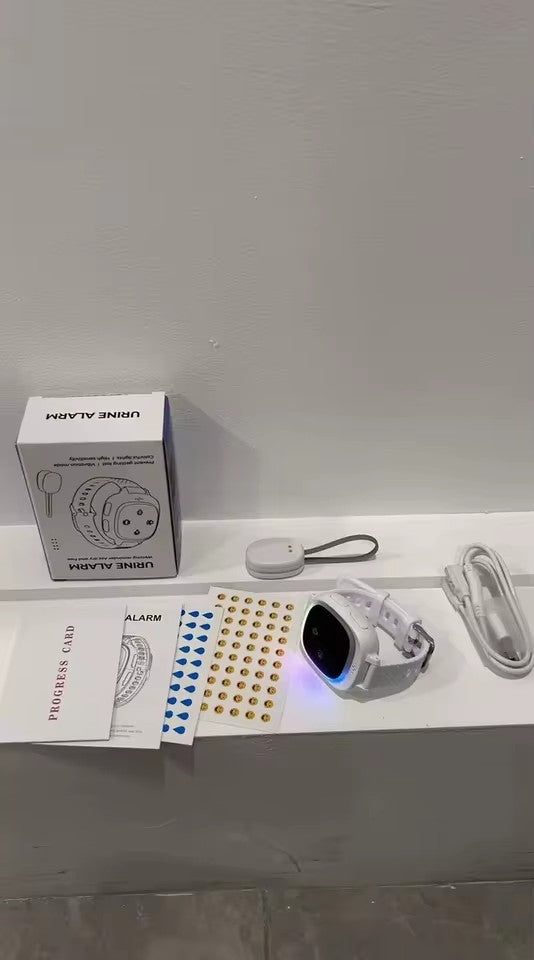 Customer photo of NightSense alarm, sensor, and progress stickers